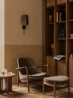 Classic Ottoman Pairs with Lounge Chair, Danish Modern Design