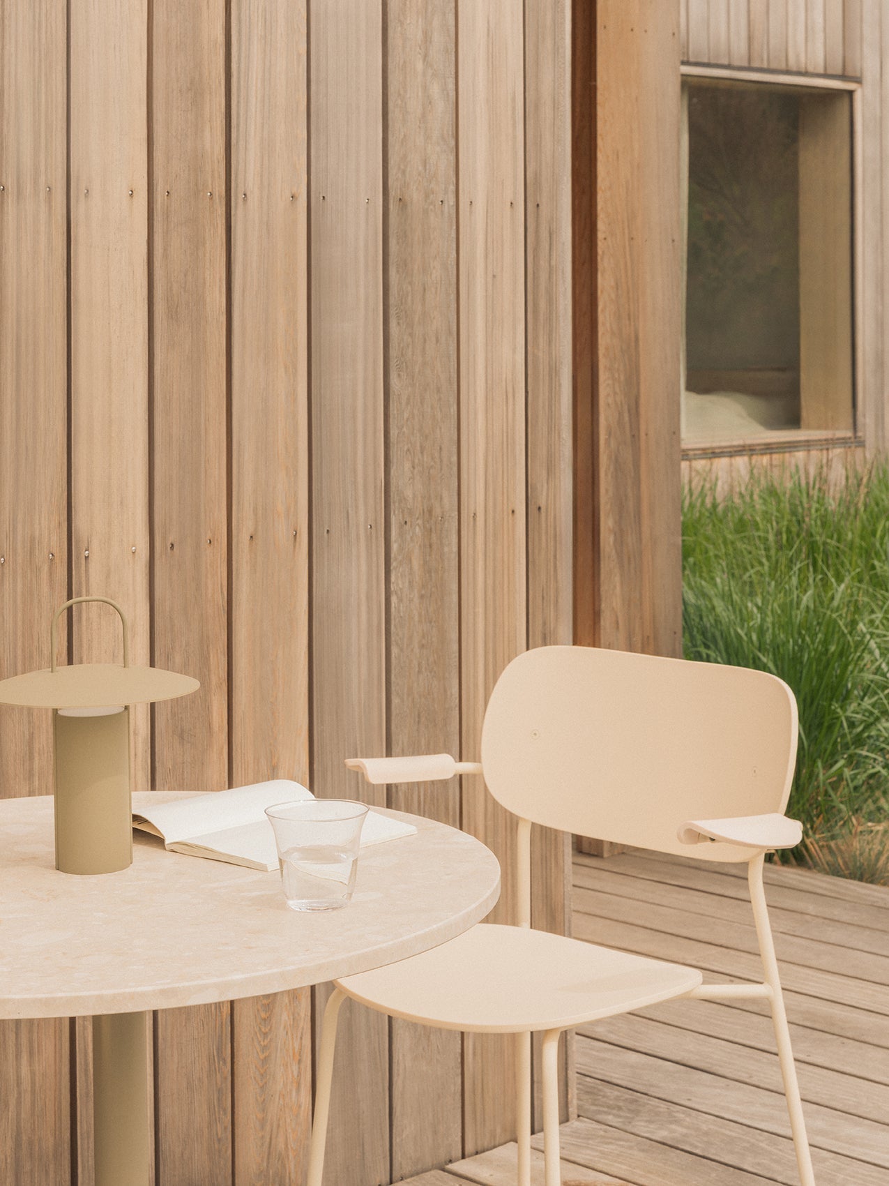 Outdoor Dining Chair in Recycled Plastic ¨C Stackable, Weather-Resistant