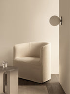 Lounge Chair with Washable Loose Cover Cotton-Wool Boucl, 3 Shades