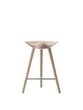 Sculptural 3-Leg Counter Stool ¨C Moulded Wood Seat, Collector¡¯s Design