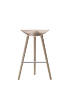 Sculptural 3-Leg Bar Stool ¨C Moulded Wood Seat, Collector¡¯s Design