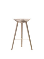 Sculptural 3-Leg Bar Stool ¨C Moulded Wood Seat, Collector¡¯s Design