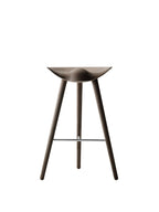 Sculptural 3-Leg Bar Stool ¨C Moulded Wood Seat, Collector¡¯s Design