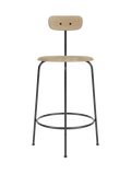 Counter Chair with Wood Veneer ¨C Minimalist 4-Leg Design