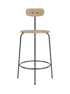Counter Chair with Wood Veneer ¨C Minimalist 4-Leg Design
