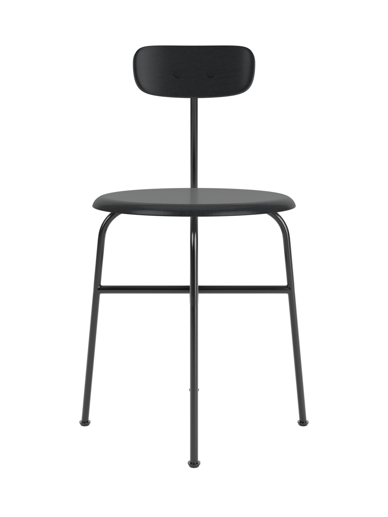 Dining Chair with Wood Veneer ¨C Sleek Profile, Warm Finish