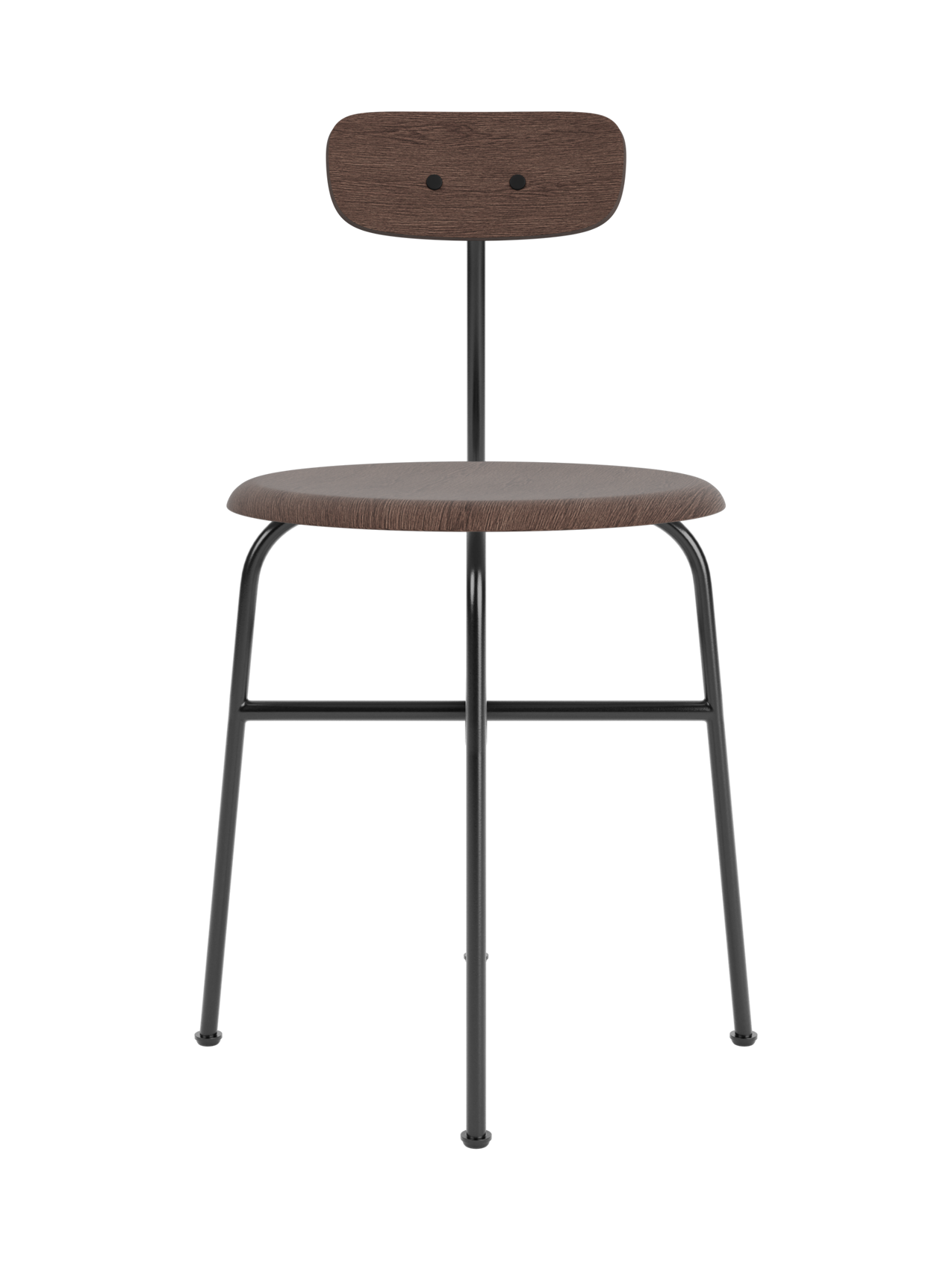 Dining Chair with Wood Veneer ¨C Sleek Profile, Warm Finish