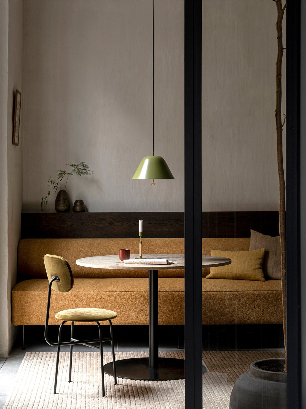 Fully Upholstered Dining Chair Plus ¨C Extended Backrest, Steel Frame