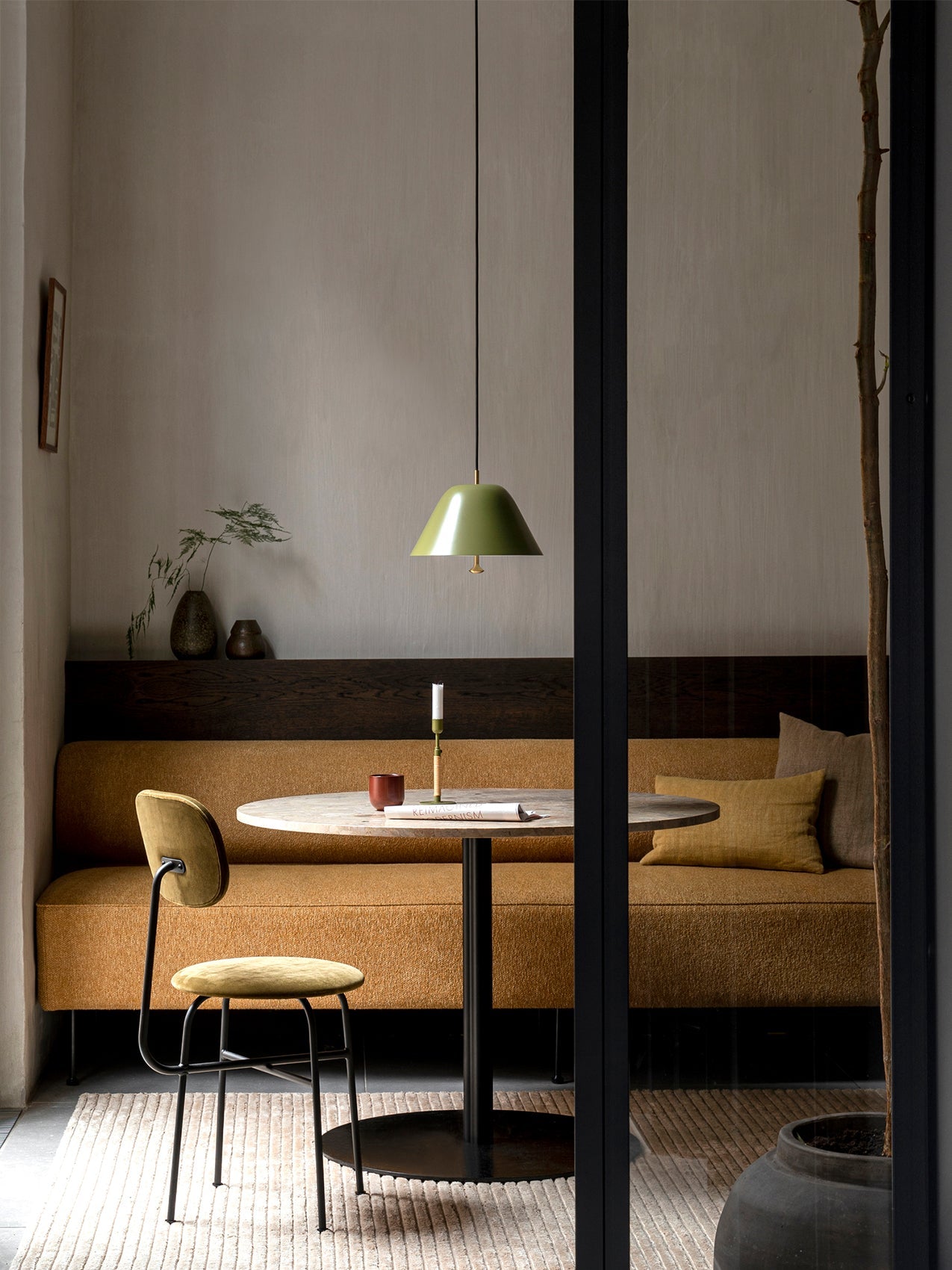 Fully Upholstered Dining Chair Plus ¨C Extended Backrest, Steel Frame