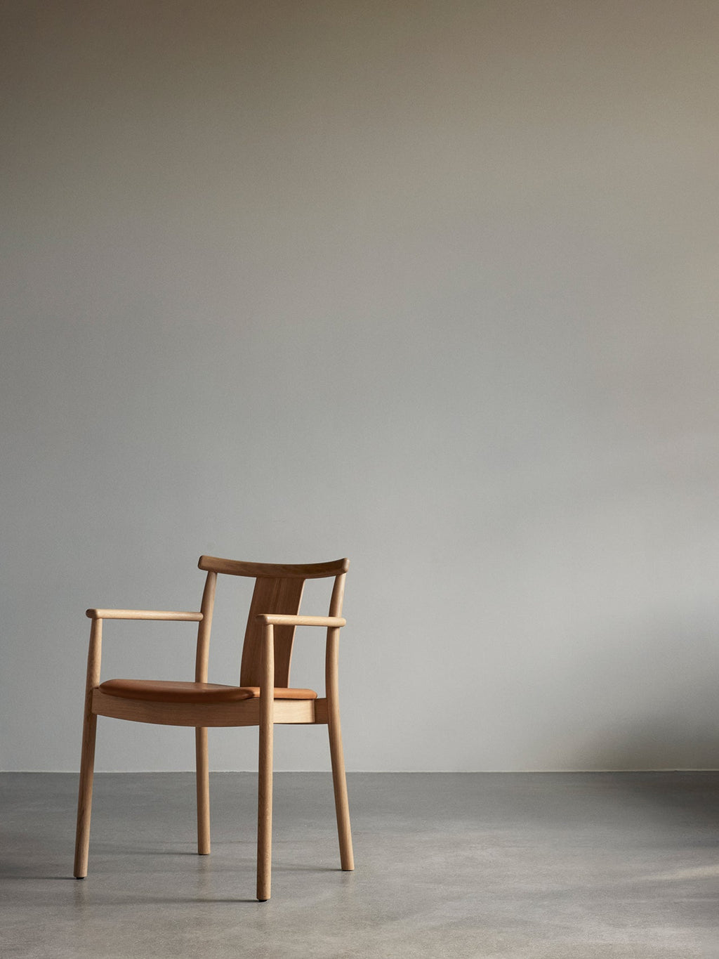 Solid Wood Dining Chair with Armrests ¨C Traditional Joinery, Stackable