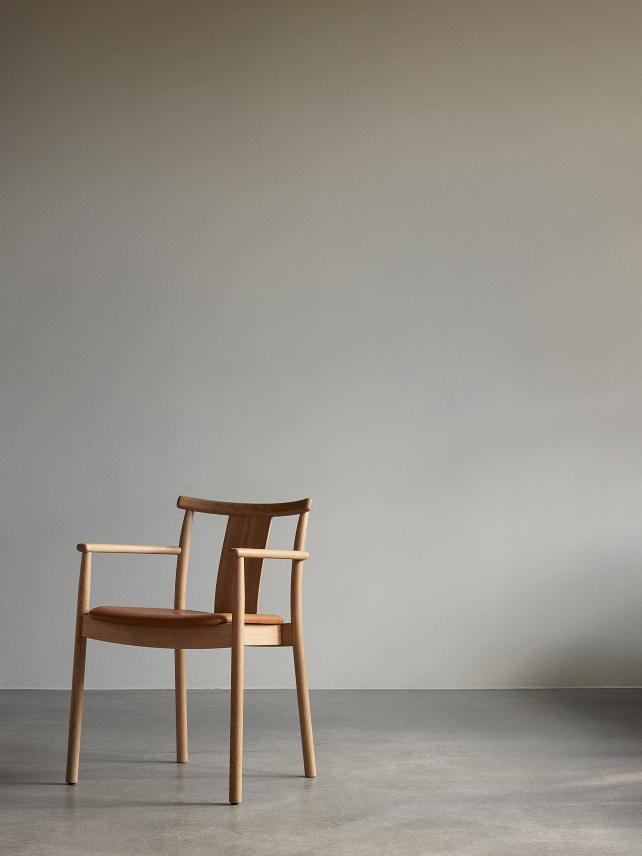 Solid Wood Dining Chair with Armrests ¨C Traditional Joinery, Stackable