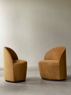 Lounge Chair with 190 Return Swivel Wide Low Seat, Plinth Base