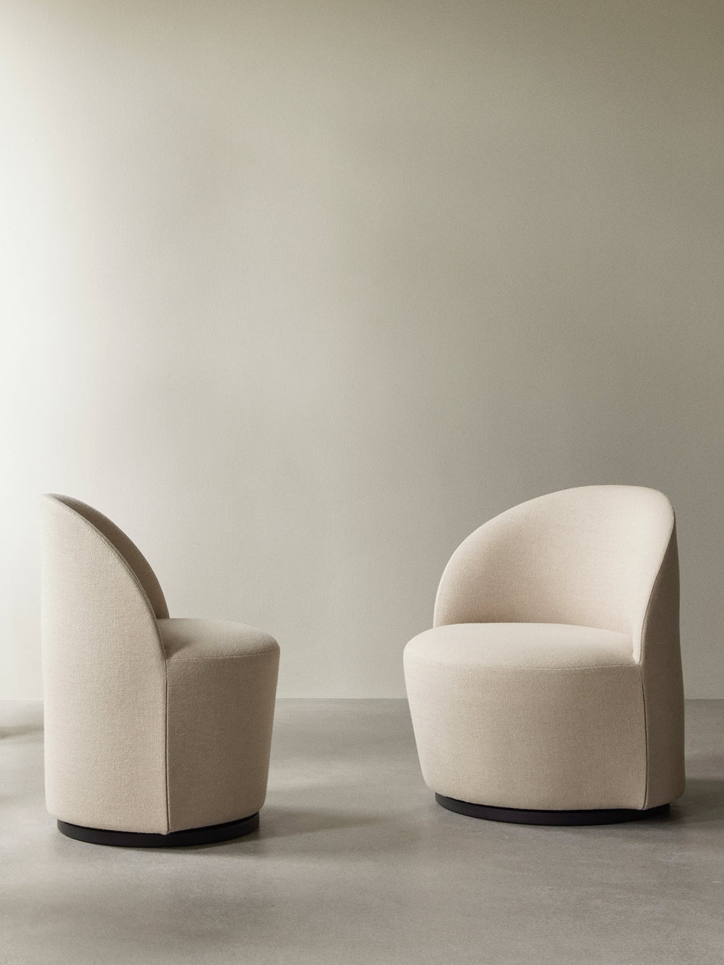 Club Chair with 190 Return Swivel Plinth Base, Fully Upholstered