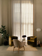 Fully Upholstered Lounge Chair Geometric Silhouette, Wide Low Seat