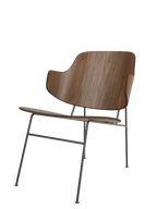 Lounge Chair Deep Low Seat, Curved Back, Mid-Century Design