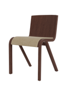 Cantilevered Dining Chair, Upholstered Seat ¨C Oak Veneer, Stackable