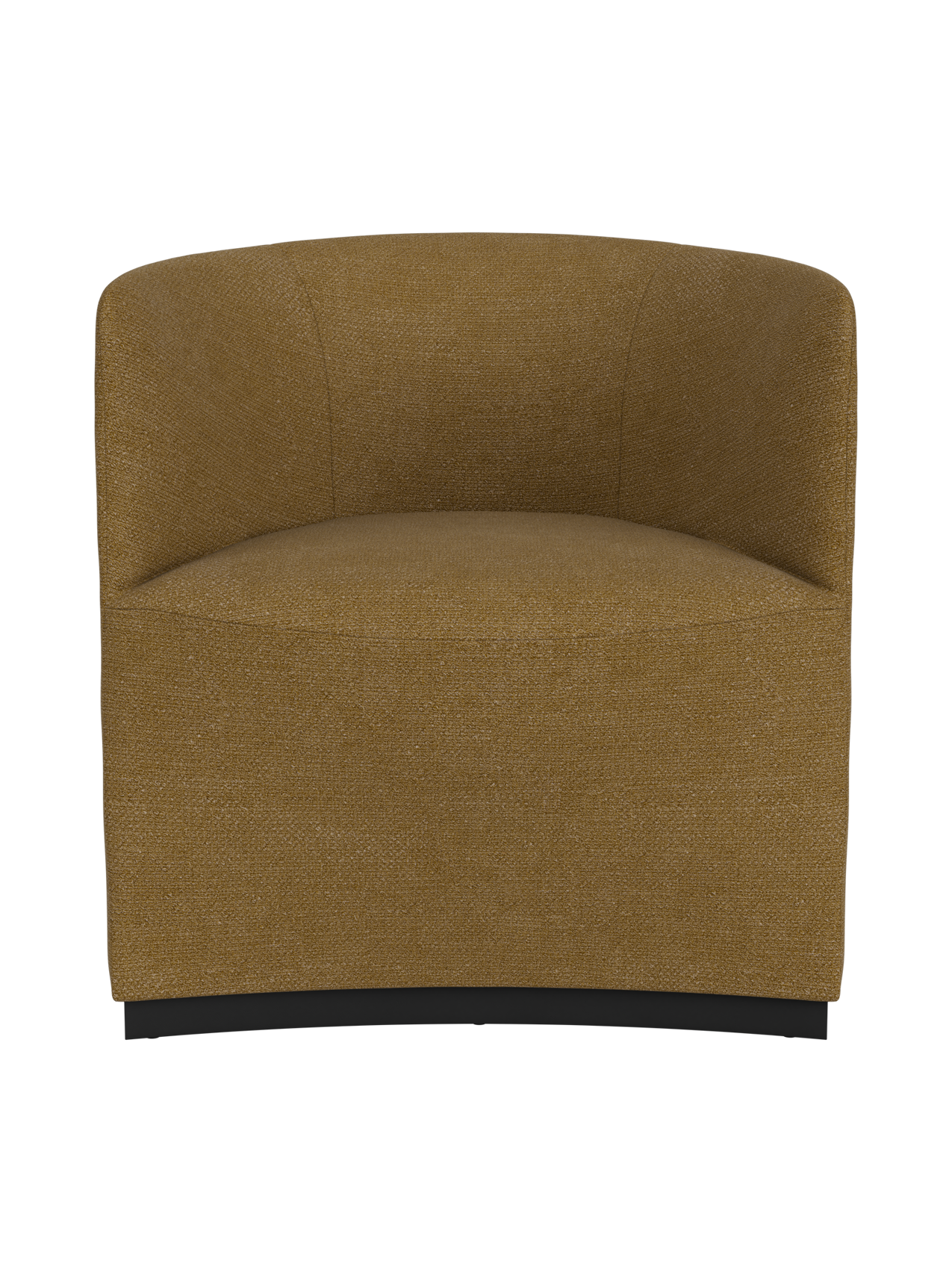Fully Upholstered Club Chair Geometric Silhouette, Lounge Design