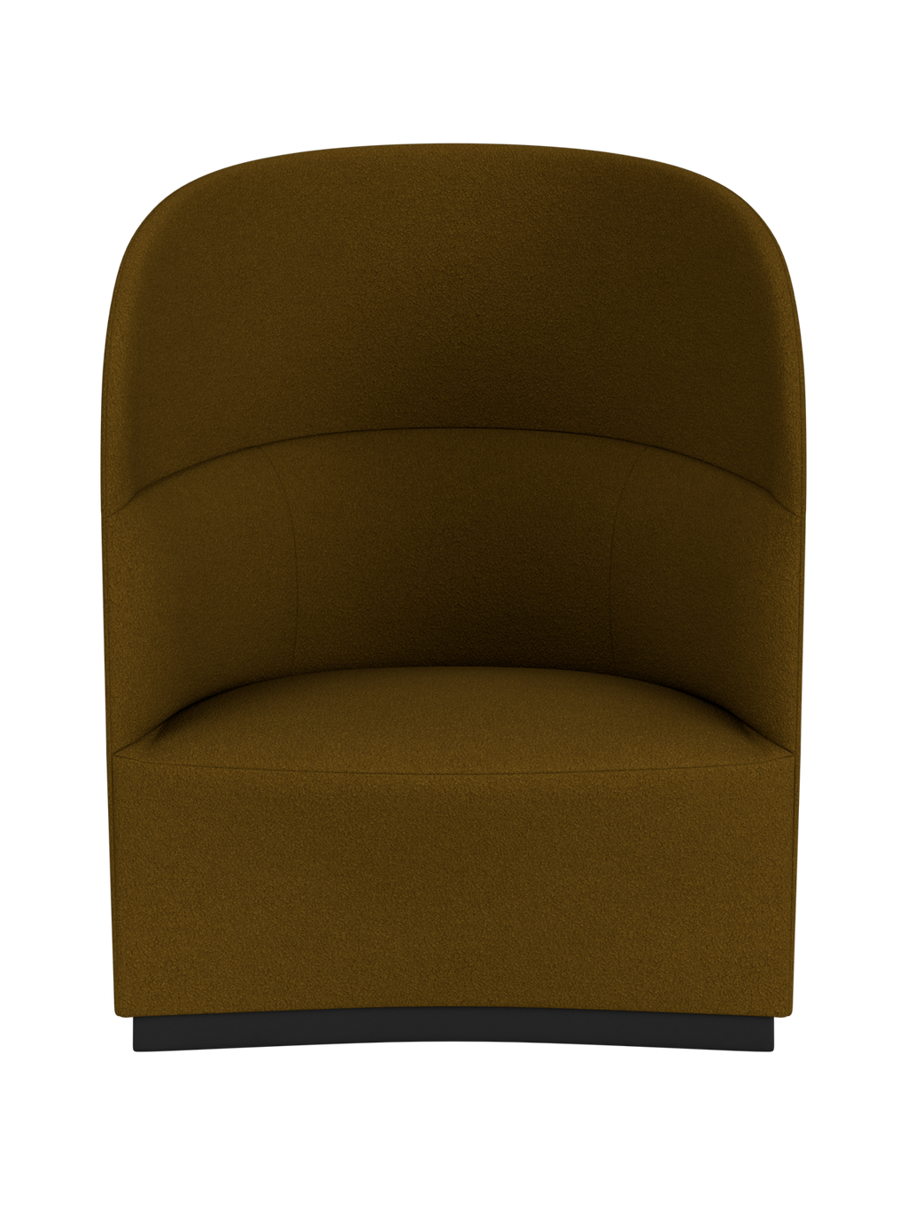 High Back Lounge Chair Geometric Silhouette, USB Port, Wide Low Seat
