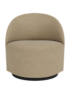 Lounge Chair with 190 Return Swivel Wide Low Seat, Plinth Base
