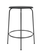 Counter Stool with Wood Veneer ¨C 3 Heights, Black Steel Frame