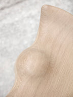 Sculptural 3-Leg Counter Stool ¨C Moulded Wood Seat, Collector¡¯s Design