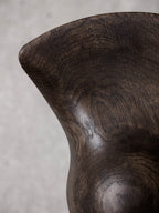 Sculptural 3-Leg Bar Stool ¨C Moulded Wood Seat, Collector¡¯s Design