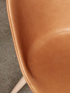 Side Dining Chair, Wooden Base ¨C Compact Shell, Textile or Leather